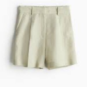 H&M linen shorts size US 2
